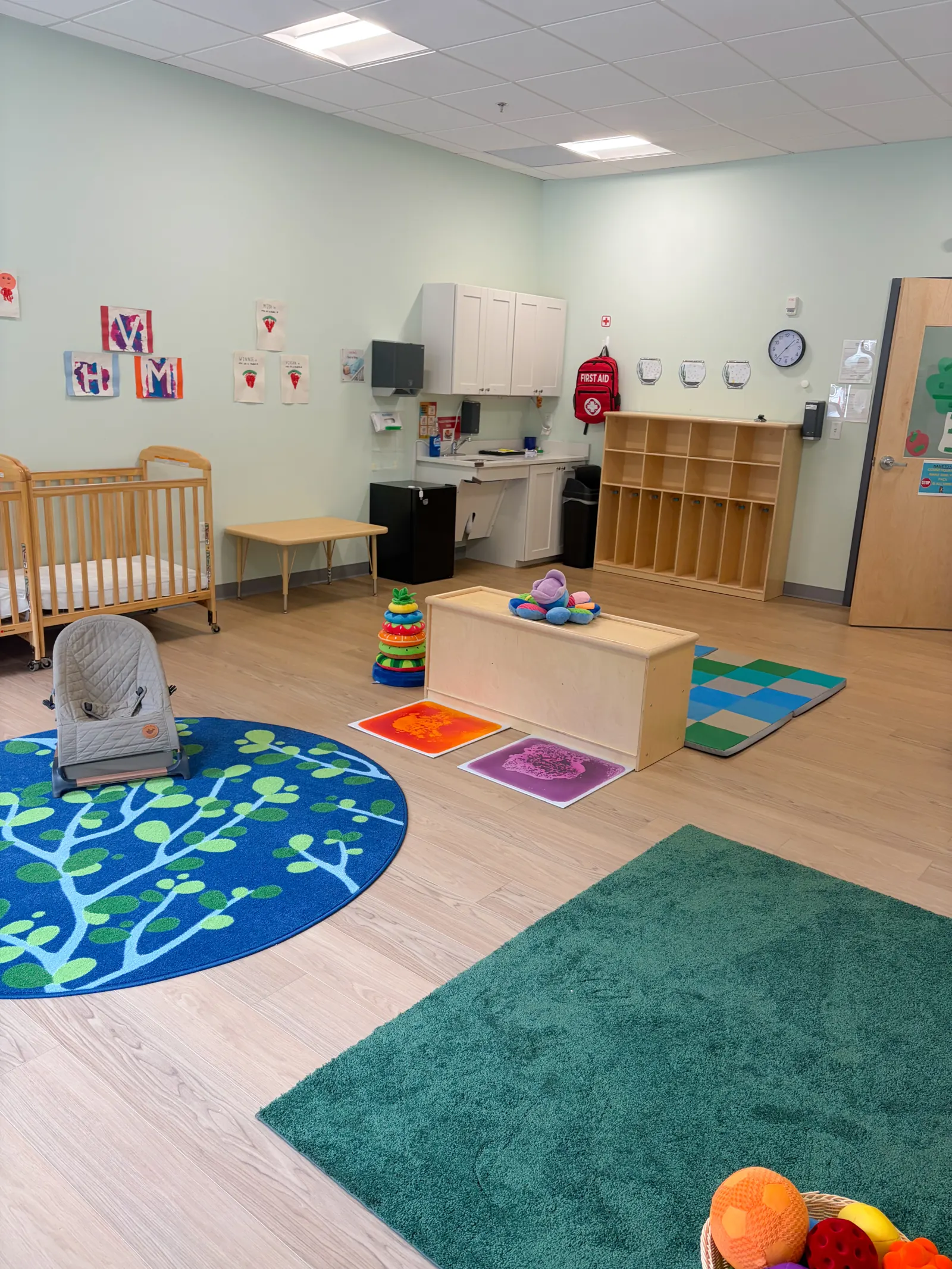 Infant room at Bright Bear Burlington