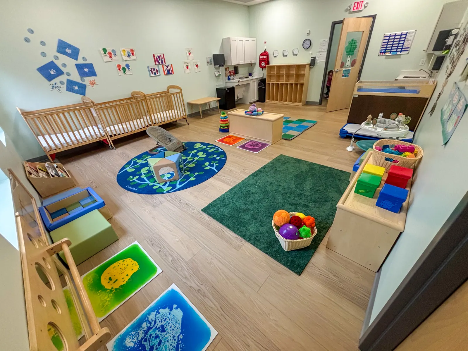 Infant room at Bright Bear Burlington